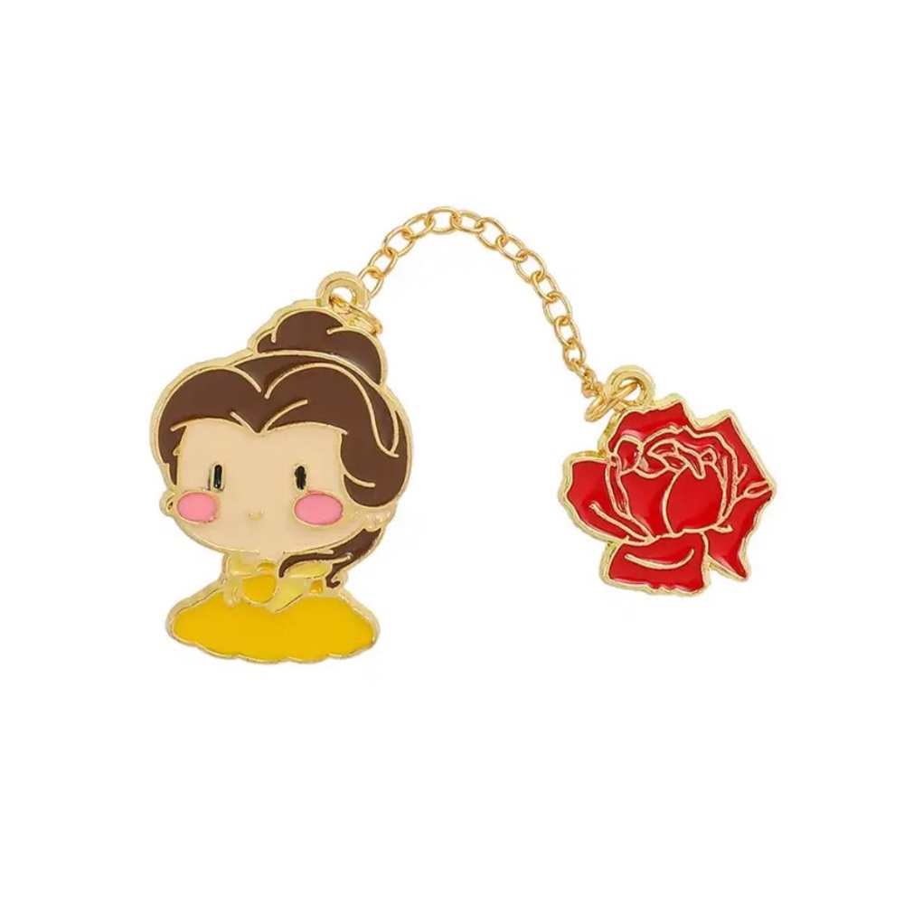 Disney Princess Belle Beauty and the Beast Bag Shirt Brooch Fashion Accessory